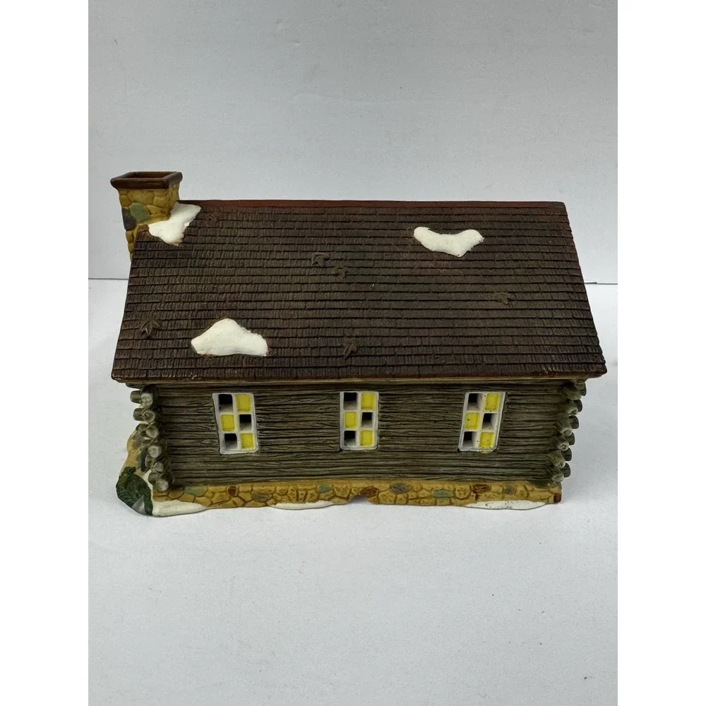 Holiday Time Ranch House Year 2008 Cowboy Christmas Collection In Box 5.25